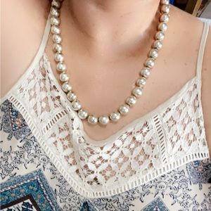 Vintage Sterling Silver Ball Necklace. .925